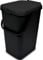 AMK® Addis 18L Caddy Black Large Freestanding Kitchen Recycling and Storage Container Suitable for Food Waste