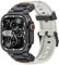 Kompatibel mit Apple Watch Ultra Ultra 2 Armband für Herren, Sport iWatch Armband für Apple Watch Series 10 46mm/Series 9/8/7/6 SE 45mm 44mm 42mm/Ultra/Ultra 2 49mm für Herren