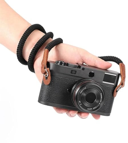 KE88FENG Soft Shoulder Neck Camera Strap for Fujifilm X100V X-H1 X-T30 X-T20 X-T10 X-T3 X-T2 X-T1 X100F X100T X100S X100 X70 X30(Black)