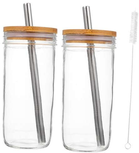 OFFSCH Vaso Para Taza De Vidrio Transparente Multifunción Unid Para Hogar Oficina Suministro De Bebidas