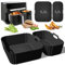 Accessori Friggitrice ad Aria per Moulinex EZ9018 Dual Easy Fry 8,3L, 2 Pezzi Riutilizzabile Stampi Silicone Teglia Friggitrice ad Aria per Moulinex EZ9018 8,3L(5,2/3,1L)