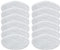 VBPBHFFNMW 12pcs Mop Cloth Kit Steam Vacuum Cleaner Mop Rags Cloth Mop Cloths Replacement Accessories Parts 30 * 19cm Compatible With Polti mop