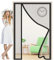 Apertura Lateral Mosquitera Magnetica 175x210cm Puerta Mosquitera Magnética Evita el Paso de Insectos Montaje Sencillo Sin Agujeros para Puertas Abatible Balcón Puerta Negro