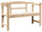 vidaXL Banco de Exterior 119x76x44 cm de Madera Sólida de Pino