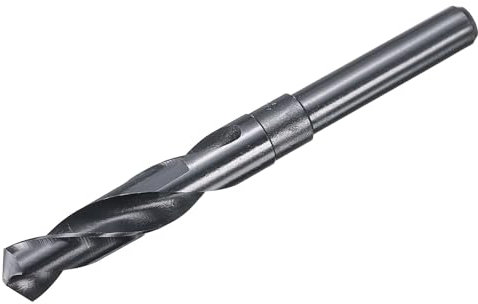 QUARKZMAN 16mm Bohrer, HSS Spiralbohrer 135° Reduzierte Schaft Metallbohrer Nitrierung Schwarz für Hartmetall Stahl Aluminiumlegierung Holz Kunststoff