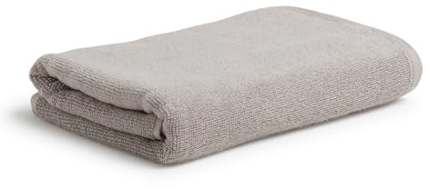 Möve Soft Silence Handtuch 50 x 100 cm aus 60% Baumwolle / 40% Viskose aus Bambus-Zellstoff, Silver Grey