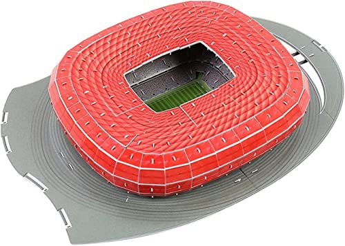 Allianz Fußballstadion 3D-Puzzle, Bauspielzeugmodell, 110 Teile, manuelle Montage, Puzzle