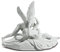 Isideco Sich liebende Amor und Psyche weiß 14cm