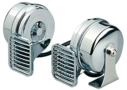 Yacht Steel Elektrisches Horn, Doppelhorn 12V aus Edelstahl