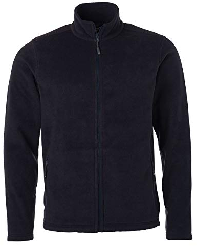 James & Nicholson Herren Fleece Jacke, Blau (Navy), X-Large