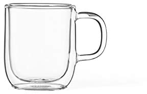 Viva Scandinavia Tasse à thé en verre borosilicate à double paroi avec anse 100 ml