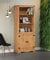 Mercers Furniture Corona 2 Door Bookcase Light Fiesta Wax
