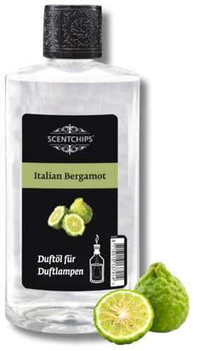 Scentchips® Duftöl Italienische Bergamotte – Aromaöl für Diffuser & Duftlampen – Raumduft & Parfümöl – Nachfüllflasche 475ml