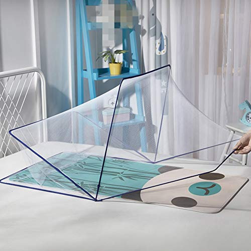 Unisex Kind Moskitonetz Kindergarten Falten Mückennetz Bett Für Kinder-krippe Baby Müchennetz Insektennetz Schützen Vor Insekten & Denken Sie Baby Sicher-a W58xl125xh50cm