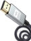 sweguard Câble HDMI 4K 2m Câble HDMI 2.0 Haute Vitesse 18gbps par Ethernet en Nylon tressé Prise en Charge de la 3D / Retour Audio/Lecteur Blu-Ray/Téléviseur/Moniteur Ultra HD PS3 / PS4 (gris)