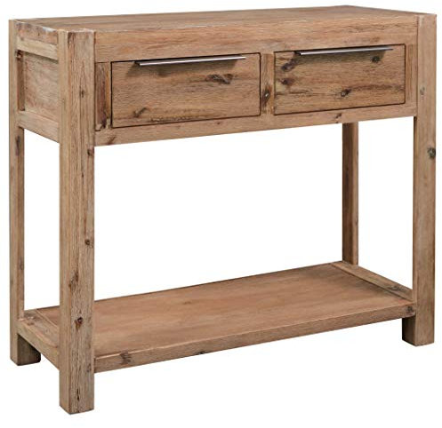 SKM Table Console 82x33x73 cm Bois d'acacia Massif