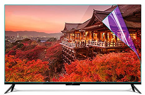 AIZYR Protecteur D'écran TV 50 Pouces - Film Anti-Éblouissement/Anti-Rayures Filtre De Lumière Bleue pour Écrans De Télévision LCD, LED, 4K OLED Et QLED HD,50in 1095 x616mm