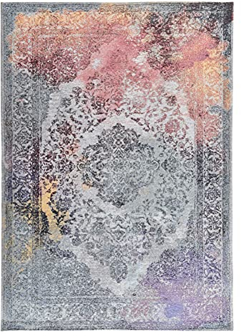 Cosima | Teppich aus 70% Polyester / 30% Baumwolle | maschinell gewebt | Größe: 130 x 190 cm | Farbe: Bunt | Gino Falcone