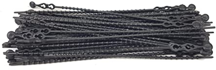 Blitzbinder - Kugelbinder - Mehrzweckbinder - Kabelbinder - 180mm Schwarz 50Stck. | Premiumqualität von PC24 Shop & Service