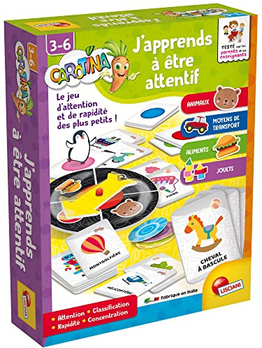 Ich lerne aufmerksam zu Sein – Carotina – Lernen, Sich zu konzentrieren und aufmerksam zu bleiben – Lisciani