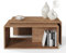 PLATAN ROOM Couchtisch Kaffeetisch 2er Set 90x48x40 cm, moderner Wohnzimmertisch, Sofatisch mit Stauraum, Satztisch (Eiche)