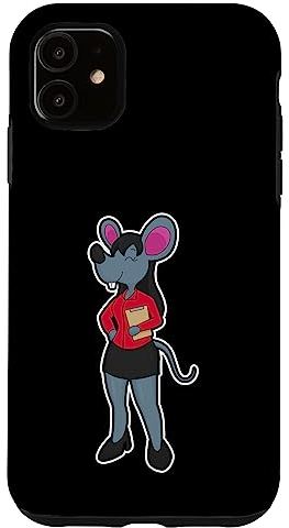 Hülle für iPhone 11 Maus Sekretärin Notizblock