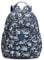 YANAIER Rucksack Damen Cityrucksack Wasserdicht Leichtgewicht Casual Daypack Tagesrucksack Mode Reisen Mädchen Schultaschen Laptop Rucksack Blaue Blume