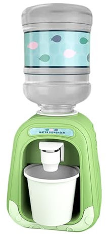 Dispensador de agua micelar, contenedor removedor de maquillaje, dispensador de agua, mini dispensador de agua de simulación, juguetes de cocina, juguetes de escena familiar, BJN797 (verde, talla