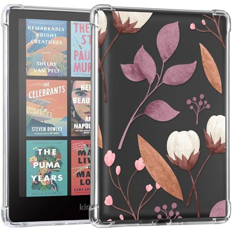 CoBak Clear Durchsichtige Hülle für 7 Zoll 2024 e-Reader (Nicht kompatibel mit Kobo M7)- Leichte Kratzfeste Weich, Gardenie