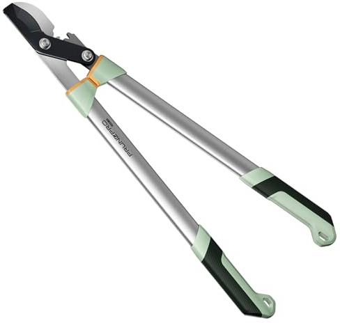PrunePro Loppers for Tree Trimming Stainless Steel Branch Cutter Heavy Duty Bypass Tree Pruner Rust Resistant Sharp Blade Up to 2 Tree Limb Trimmer for Gardening