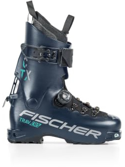 Fischer Travers CTX Skitourenschuhe Herren & Damen Gr. 26,5 Blau | Klassischer Stil, mit TURNAMIC Bindung, Premium Crown Steighilfe, Efficient Forward Technologie, Nordic Tour Step-In Bindung