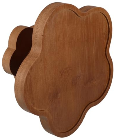 ELAYARD Plateau Bois sur Pied pour Rangement Bijoux et Bougies Plateau Décoratif Élégant pour Clés Anneaux et Petits Accessoires pour Bureau Chambre et Salon