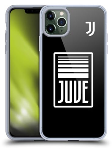 Head Case Designs Offizielle Juventus Football Club Juve-Abzeichen Grafik-Sammlung Gelhülle [Militärischer Schutzgrad] Kompatibel Mit Apple iPhone 11 Pro Max Und Kompatibel Mit MagSafe