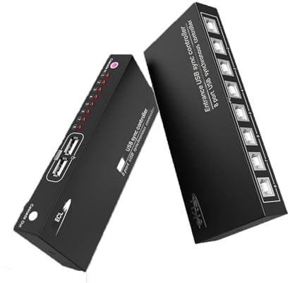 8-Port-Computermaus- Und Tastatur-Synchronisierer, Spiele-Multi-Open-Synchronisierer, USB-Sharing-Gerät, Plug-and-Play