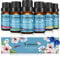 Skymore Ätherische Öle Set, Reine Duftöle Geschenk Set, Naturrein Essential Oils für Diffuser/Duftlampen Geeignet, Aroma Diffuser Öl, Lavendel, Minze, Teebaum, Eukalyptus Mehr, 6x10ml