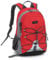 AUXDIQ 10L Unisex Rucksack Reisen Tagesrucksack Outdoor Leichter Rucksäcke Wanderrucksack Kleiner Faltbar Rucksäcke Rot
