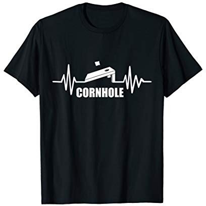 Cornhole Herzschlag T-Shirt