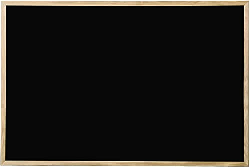 KAV 600mm x 900mm Wall Mounted Bulletin Chalk Boards with Chalk and Eraser - Wall Hanging Blackboards with Wooden Frame Perfect for Memo Message Board, Notice Boards, Kitchen Chalkboard, Menu Board