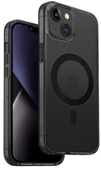 Uniq Hybrid iPhone 14 Plus Magclick Charging Lifepro Xtreme AF Smokefrost Smoke Case