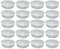 (Pack of 30) Large Clear Round Plastic Food Storage Containers With Airtight Lids Meal Prep Takeaway Storage Containers BPA Free Kitchen Storage Container Microwave & Freezer Safe (2L Litre)