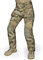 IDOGEAR Herren Kampfhose G3 Taktische Hose mit Knieschützern für Militärjagd Angeln Outdoor Cargohose Multitaschen Verstellbar (Multi-camo, 34W x 32L)