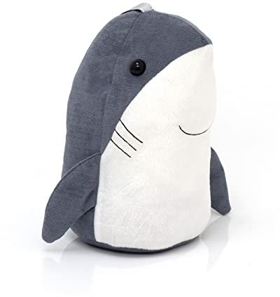 Carousel Home Shark Fabric Door Stop Sea Life Nautical Doorstop | Novelty Indoor Ocean Marine Animal Fish Door Stop | Sea Shark Door Stopper Weighted Door Stop