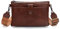 myfriday Vintage Leder Crossbody Handtasche für Damen, stilvolle wandelbare Riemen, Schultertasche Geldbörse mit abnehmbaren Kartenfächern