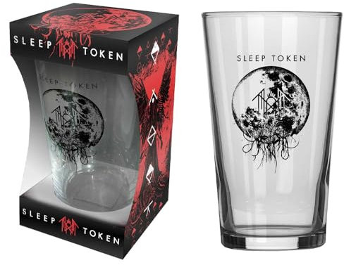 Razamataz Sleep Token Take Me Back To Eden Unisex Boccale birra trasparente vetro
