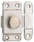 Verrou pour Porte d'Ameublement, 40 mm, Acier Zingué, Système de Fermeture Simple, pour Portes d'Intérieur, Meubles, Placards, Résistant Au Froid Et à L'Eau, Installation Facile, THIRARD