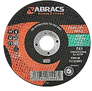 Abracs PH12530FS Phoenix II Flat Stone Cutting Disc, 125mm x 3mm x 22mm