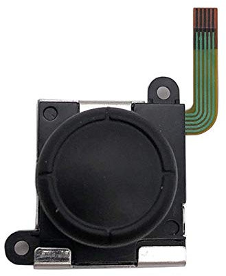 Analog Stick Joystick 3D Pièces de réparation pour Nintendo Switch Joy-Con Controller (Couleur: Noir)