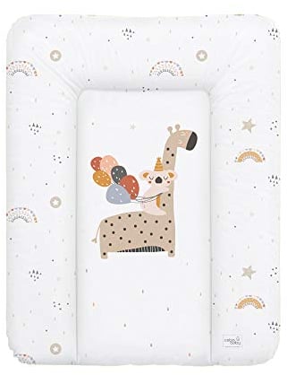 Ceba Baby® Wickelauflage 50x70 cm – Weiche Wickeltischauflage für Jungen & Mädchen – Wasserdicht & Abwaschbar – OEKO-TEX® 100 – Made in EU - Giraffe