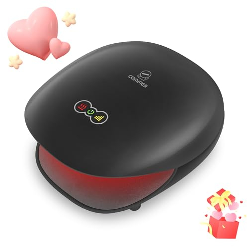 Comfier Cordless Hand Massager with Heat, 3 Kneading Modes Finger Massage-Valentines Day Gifts for Her Him, Birthdays Gifts for Women Men