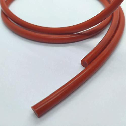 Rundschnur 4mm aus Silikon - SI für O-Ring | Länge 2M - Meterware - Durchmesser 4 mm | Dichtschnur Dichtung - 70 ShA